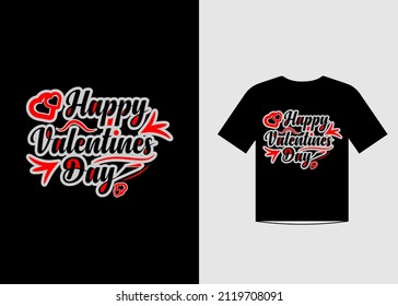 Feliz día de San Valentín Cita el vector de diseño de camiseta. Diseño único de citas de Valentine Typography. Diseños de San Valentín para afiches, impresos, camisetas, tazas, bolsos y para el POD