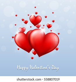 Happy Valentine's day red heart