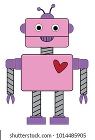Happy Valentines Day Robot