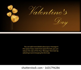 Happy Valentines Day romance greeting card with roses and hearts Happy Valentines Day romantic greeting card, typography poster with modern calligraphy. Retro vintage style. Vector Illustration web