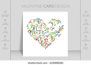 Happy valentines day romance greeting card. Perfect for stickers, birthday, save the date invitation. Romantic and cute elements and lovely typography. Wallpaper, flyers, invitation, brochure, banners