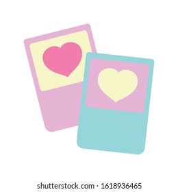 happy valentines day, romantic hearts love cards vector illustration