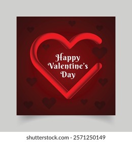 Happy Valentines day romantic love background