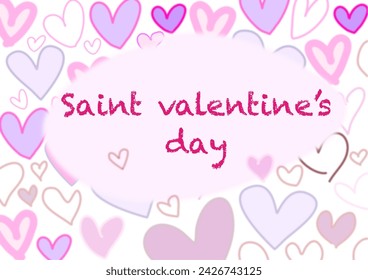 Feliz día de San Valentín, vector del día de San Valentín