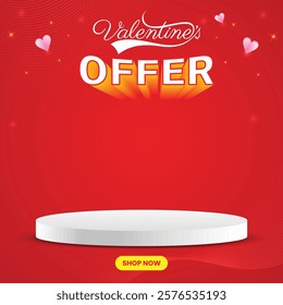 Happy Valentine's Day Sale social media template design, Vector illustration template, up to 50% off, 60% off, 70% off, Valentine's Offer, 14 February, pink background, Offer template.