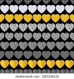 Happy Valentine's Day seamles pattern.Vector illustration.