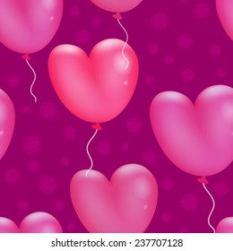 Happy Valentine`s Day Seamless pattern 
