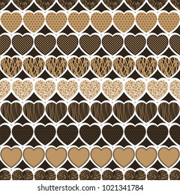 Happy Valentine's Day seamless pattern.Vector illustration.