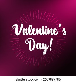 Happy Valentines Day set of calligraphic quotes. Happy Valentine's day hand lettering text isolated on white background. Good for greeting cards, print design. Vector Illustration.
