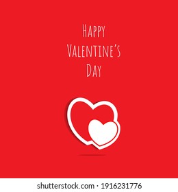 Happy Valentine's Day Simple Concept