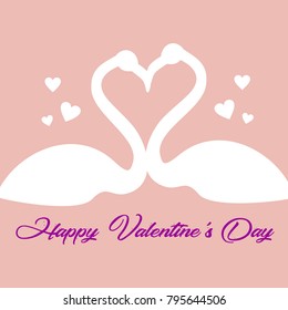 Happy Valentine's Day. Sticker. Vector. Editable