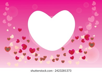 Happy valentines day stylish love background illustration