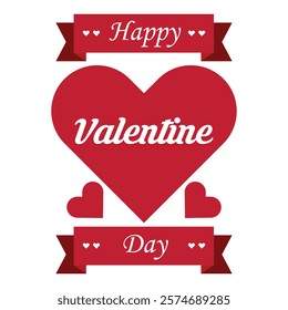 Happy Valentines day supper design for couple