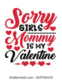 Happy Valentine's Day SVG Design