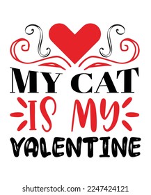 Happy Valentine's Day SVG Design