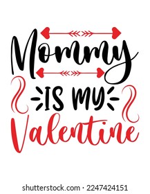 Happy Valentine's Day SVG Design
