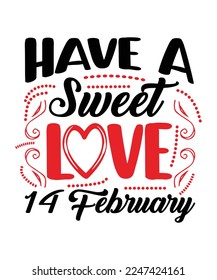Happy Valentine's Day SVG Design