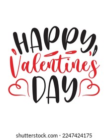 Happy Valentine's Day SVG Design