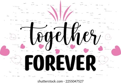 Happy Valentine's day SVG positive inspirational quotes. Vector lettering for print, tshirt, poster, greeting card. 