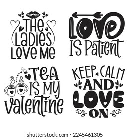 Happy Valentine's Day SVG And T-shirt Design Bundle, Valentines Day, Happy valentine, Love Heart, Loveday, Cupid, Valentine Quote Design Bundle. Can you download this designs bundle.