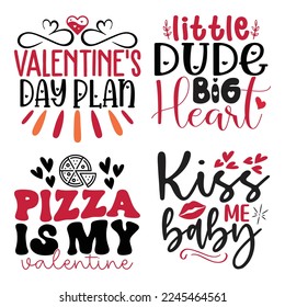 Happy Valentine's Day SVG And T-shirt Design Bundle, Valentines Day, Happy valentine, Love Heart, Loveday, Cupid, Valentine Quote Design Bundle. Can you download this designs bundle.