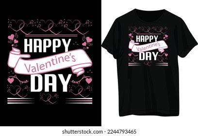 Happy Valentine's day t shirt design