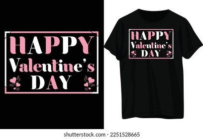 Happy Valentine's day t shirt design