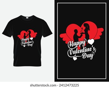 happy valentine's day t shirt design vector lettering 