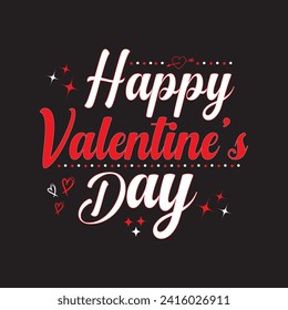 Happy valentine's day T shirt design graphic