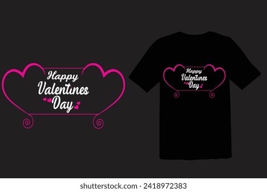 happy valentines day , t shirt design, vector, print.