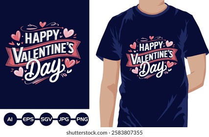 Happy valentine's day t shirt design 2025