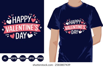 Happy valentine's day t shirt design 2025