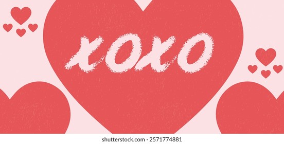Happy Valentine's day template with hearts. Rose Watercolor border frame pastel colors