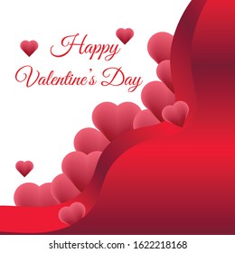 Happy Valentines Day template ready use