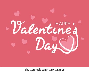 Happy Valentine's Day text