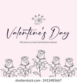 Happy Valentine's day text, hand lettering typography poster. Vector illustration. Romantic quote postcard, card, invitation, banner template.

Important information
