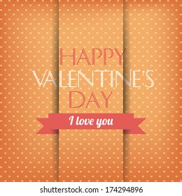 Happy Valentine's day text on special background
