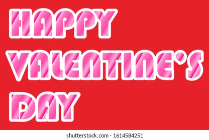 Happy Valentine's Day Text Style