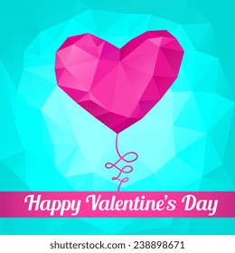 Happy valentines day text. Valentine day background. Vector illustration. Love concept for invitations, cards, tickets, congratulations