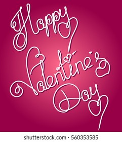 Happy Valentine's Day thinline
