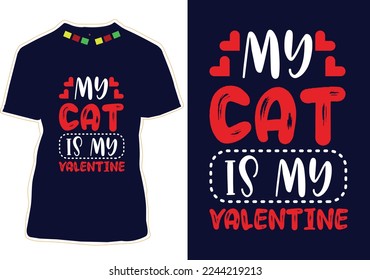 Happy Valentine's day t-shirt design
