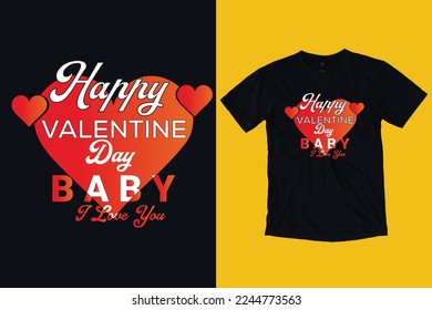 Happy Valentine's Day T-Shirt Design 