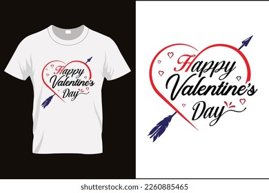Happy valentines day t-shirt design