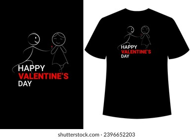 Happy Valentine's Day T-shirt design
