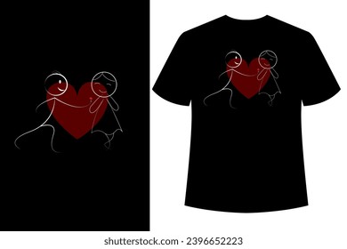 Happy Valentine's Day T-shirt design