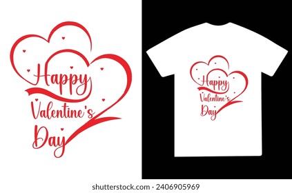 Happy Valentine's Day T-shirt Design