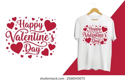 Happy Valentines Day T-shirt Design