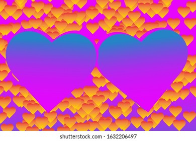 happy valentine's day two hearts become one