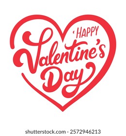 Happy Valentine's Day - Valentine's typography