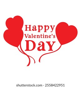 Happy Valentine's Day Typography Calligraphy Designs for Creative Projects